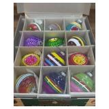 Boxed Set of 12 Shiny Brite Glass Ornaments