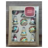 Boxed Set of Shiny Brite Glass Ornaments