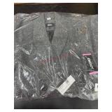 DKNY Herringbone Fashion Coat, Size Small