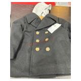 Toddler Double-Breasted Coat with Hood