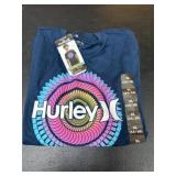 Hurley Blue Short-Sleeve Graphic T-Shirt