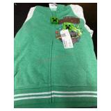 Green Youth Hoodie With Graphic Design