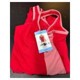 Red and Pink Activewear Tank Top, Large