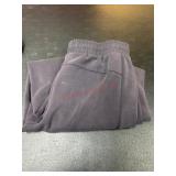 Elastic-Waist Navy Pants, Size 14/16