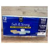 12-Pack of 2-Ply Premium Facial Tissue Boxes