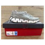 Gray Unisex Athletic Shoes, Size 9