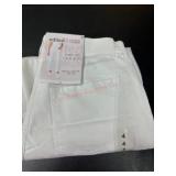 Edited Wide Leg Crop Denim Jeans