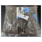 Beige Long-Sleeve Shirt in Size Large