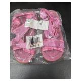 Pink Sandals, Size 5, Packaged