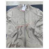 Sandwash Jacket with Drawstring Waist, XL