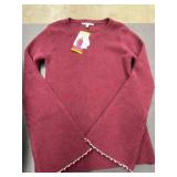 Edited x Hunter McGrady Pearl Trim Sweater