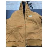 Brown Hooded Jacket with Packers Logo