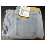 Light Wash Loose Straight Jeans