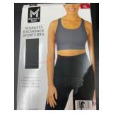 Seamless Racerback Sports Bra, XL
