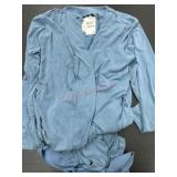 Light Blue Jersey Knit Robe With Tags