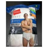 Pack of Eight Hanes Tagless Briefs