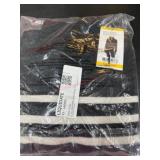 Black and White Striped Sweater, Medium