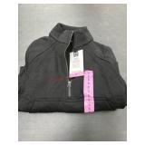 Black Quarter-Zip Pullover, Size S