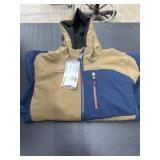 Two-Tone Hooded Jacket with Tags