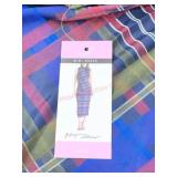 Plaid Midi Dress by Betsey Johnson