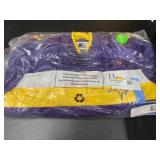 Purple and Yellow NFL-Themed Jacket, Size L