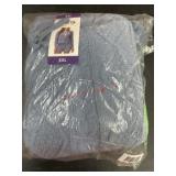 XXL Blue Cable-Knit Sweater by Sam