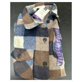 XXL Plaid Button-Up Shirt from Sam