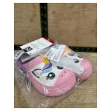 Toddler Pink Adventure Clogs with Unicorn Design