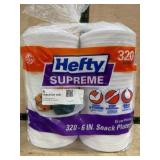 Hefty Supreme 6-Inch Disposable Plates, 320-Count