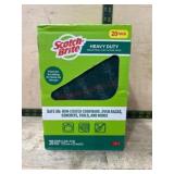 Scotch-Brite Heavy-Duty Scour Pads, 20 Pack