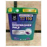 Dishwasher Detergent Packs, 110 Count