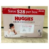 Huggies Skin Essentials Size 3 Diapers, 144 Ct.