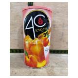 4C Peach Iced Tea Mix Canister