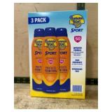 3-Pack Banana Boat Sport SPF 50 Sunscreen Spray