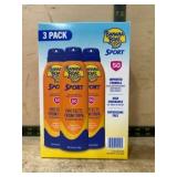 3-Pack Banana Boat Sport Sunscreen Spray SPF 50