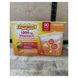 Emergen-C Vitamin C 1000 mg Supplement, 90 Packets