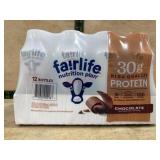 Fairlife Chocolate Protein Nutrition Shakes (12-Pa