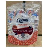 Chinet Comfort 16 oz Insulated Cups with Lids