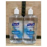 Two Purell Advanced Hand Sanitizers