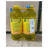 Two Bottles of Lemon Scent Pine-Sol Cleaner
