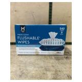 Flushable Wipes, Fresh Scent, 540 Total Wipes