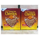 Two Boxes of General Mills Honey Nut Cheerios
