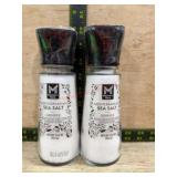 2 Mediterranean Sea Salt Grinders