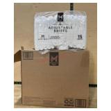 Case of Adjustable Briefs, Pack of 15
