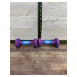 Fitness gear 2 lb neoprene weights