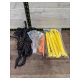 Rope and tie down stakes