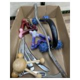 Flat of massage tools