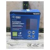4 in 1 outdoor LED wall lantern