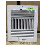 10-8 ABS wall register white 3 way