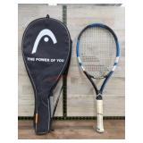 Babolat tennis racquet with cover
